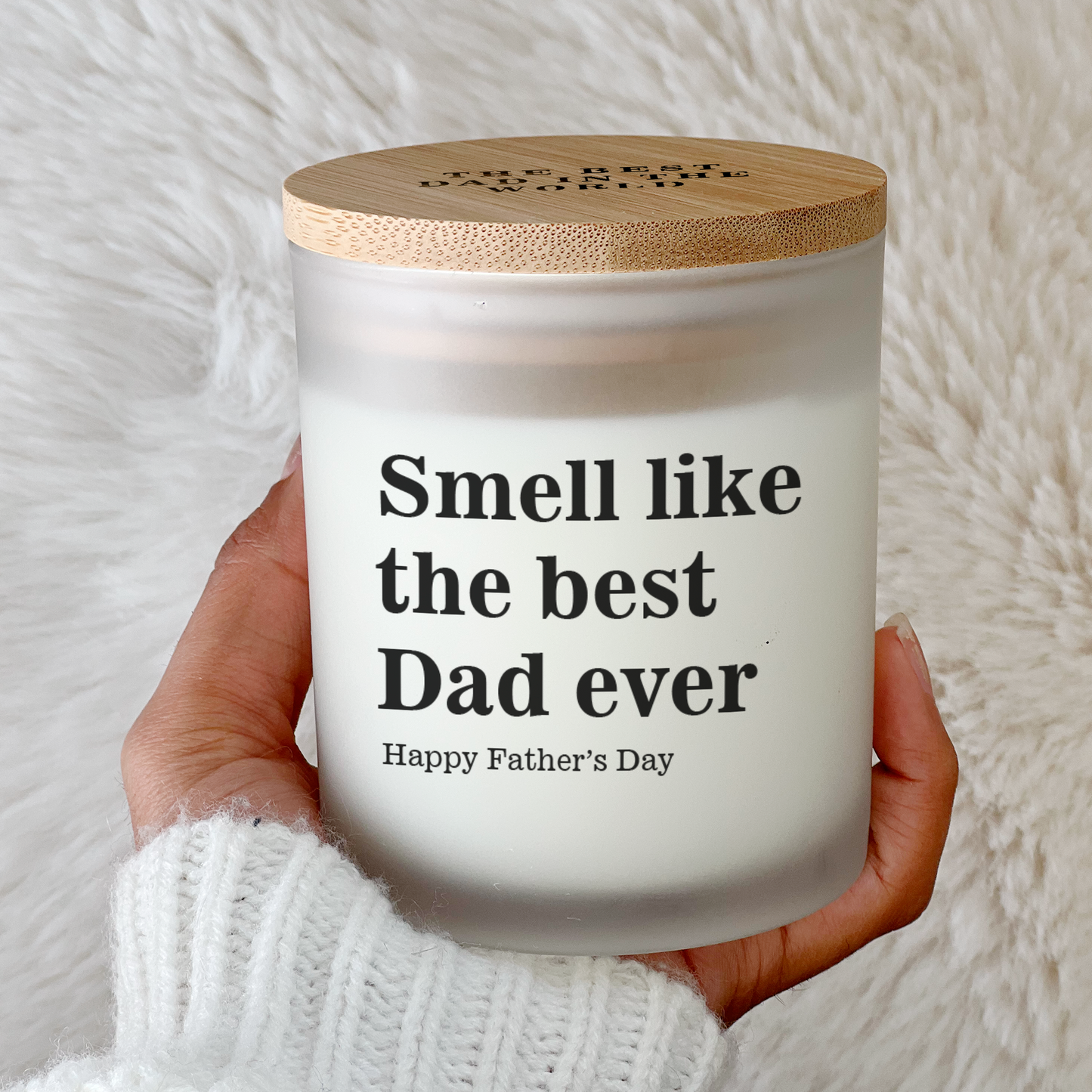 Smell Like The Best Dad Eve Father's Day Candle Gift