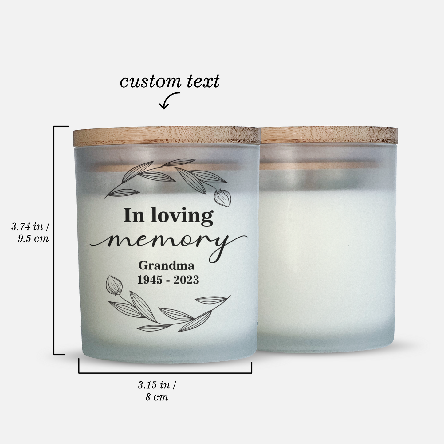 In Loving Memory of Grandma Candle