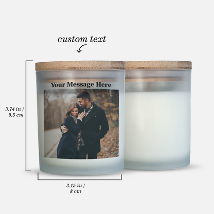 Custom Photo Candle