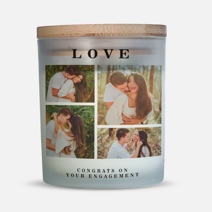 Collage Photo Candle