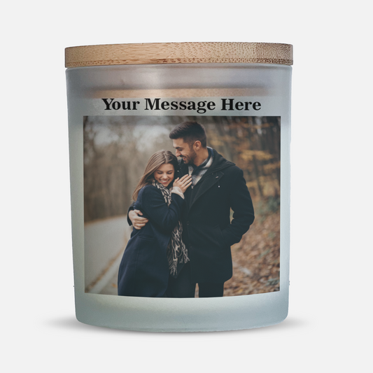 Custom Photo Candle