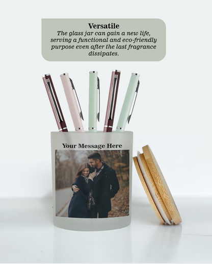 Custom Photo Candle