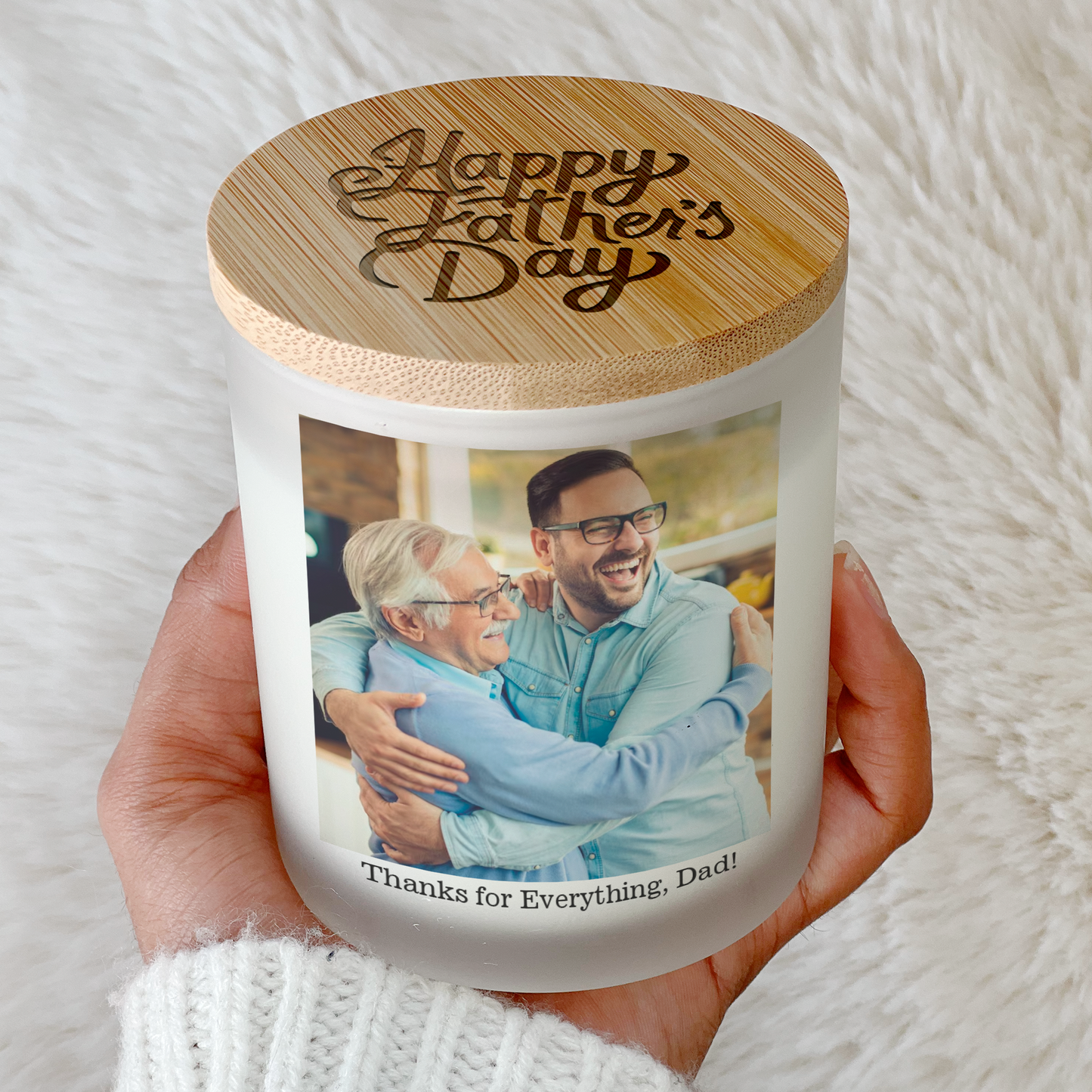 Happy Father's Day Candle Gift