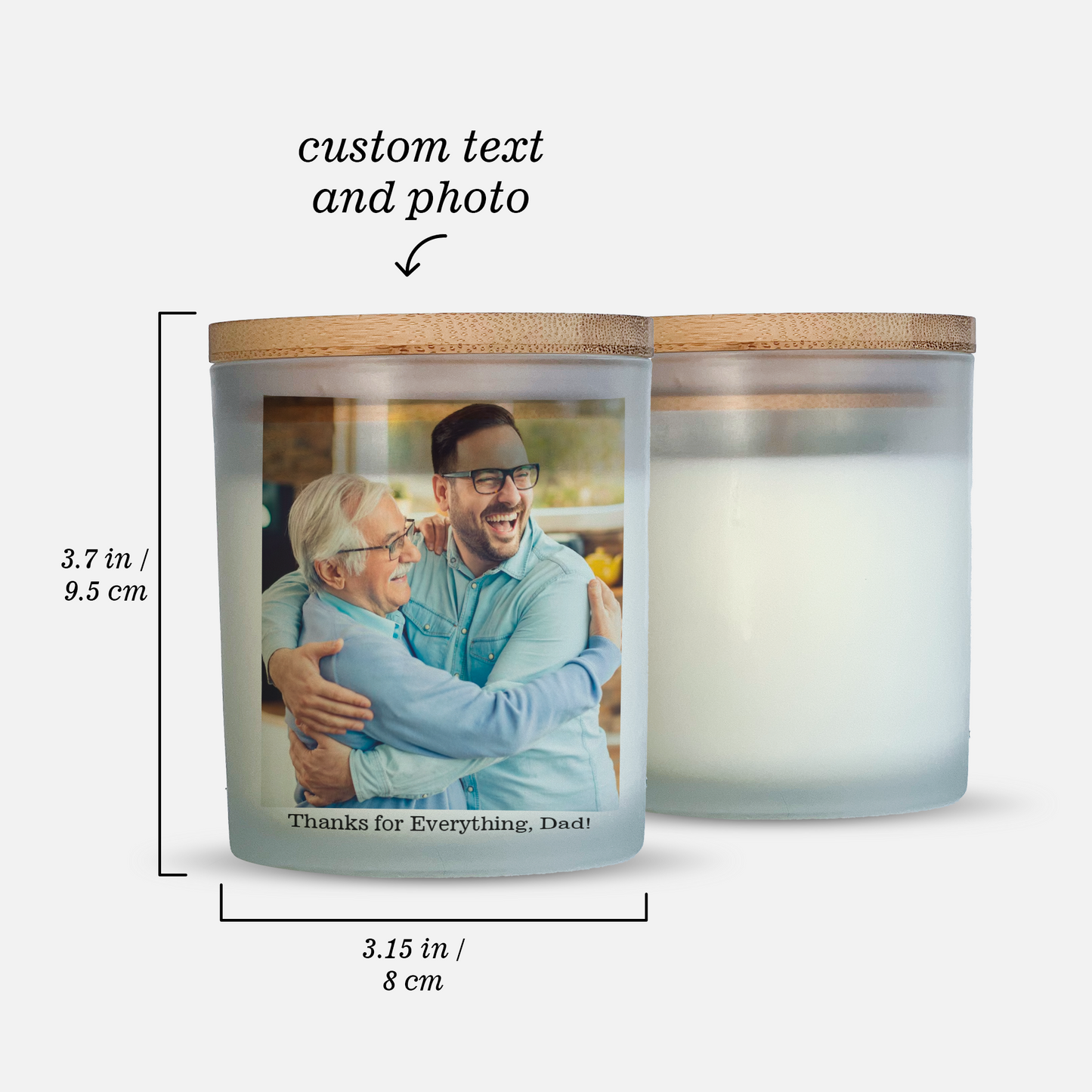 Happy Father's Day Candle Gift