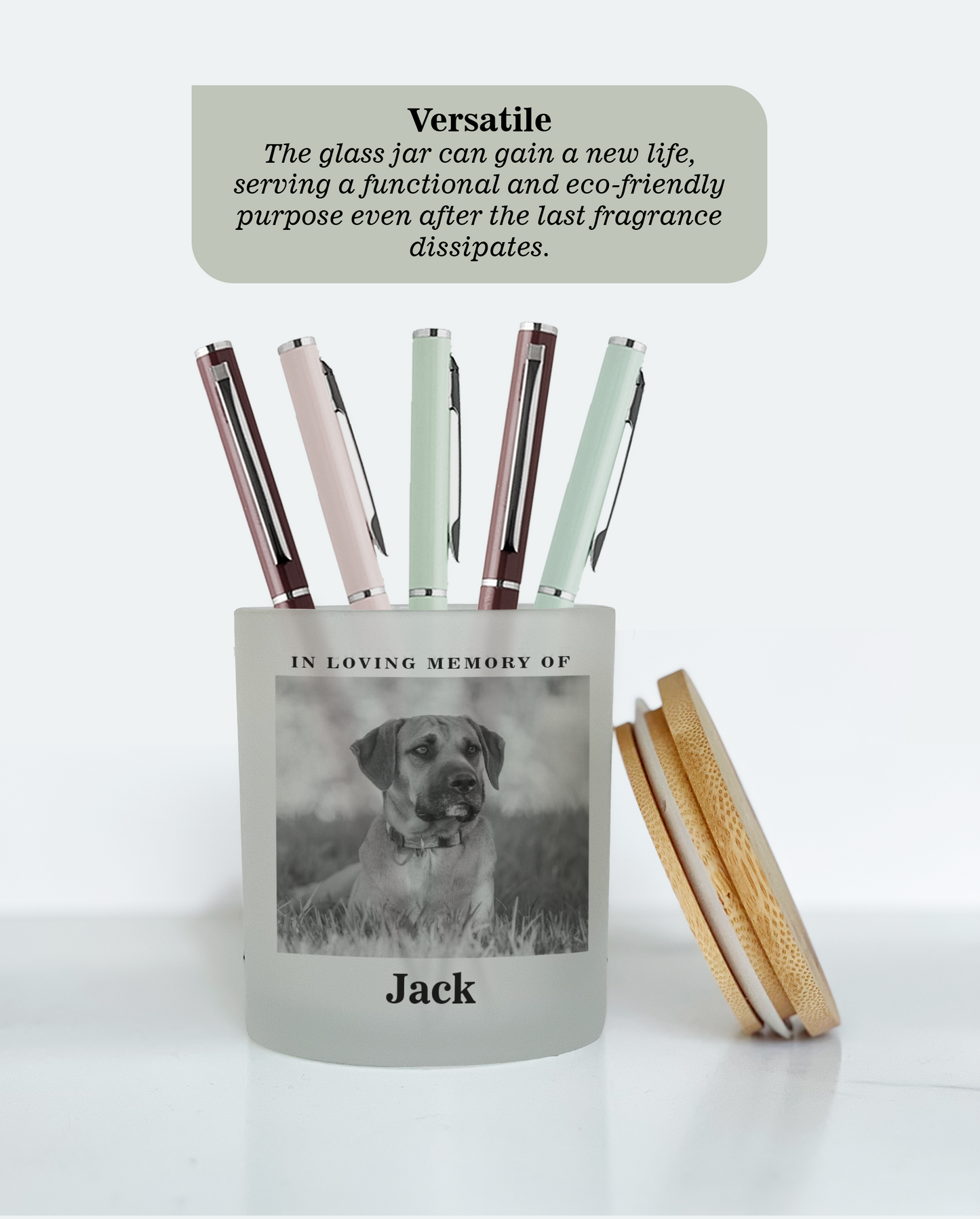 In Loving Memory Pet Memorial Candle