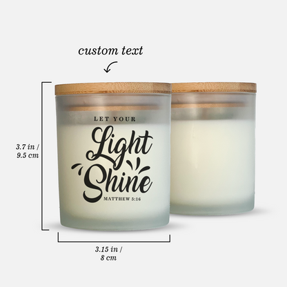 Mattew 15:6  | Let your Light Shine - Bible Verse Candle