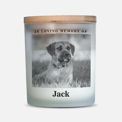 In Loving Memory Pet Memorial Candle