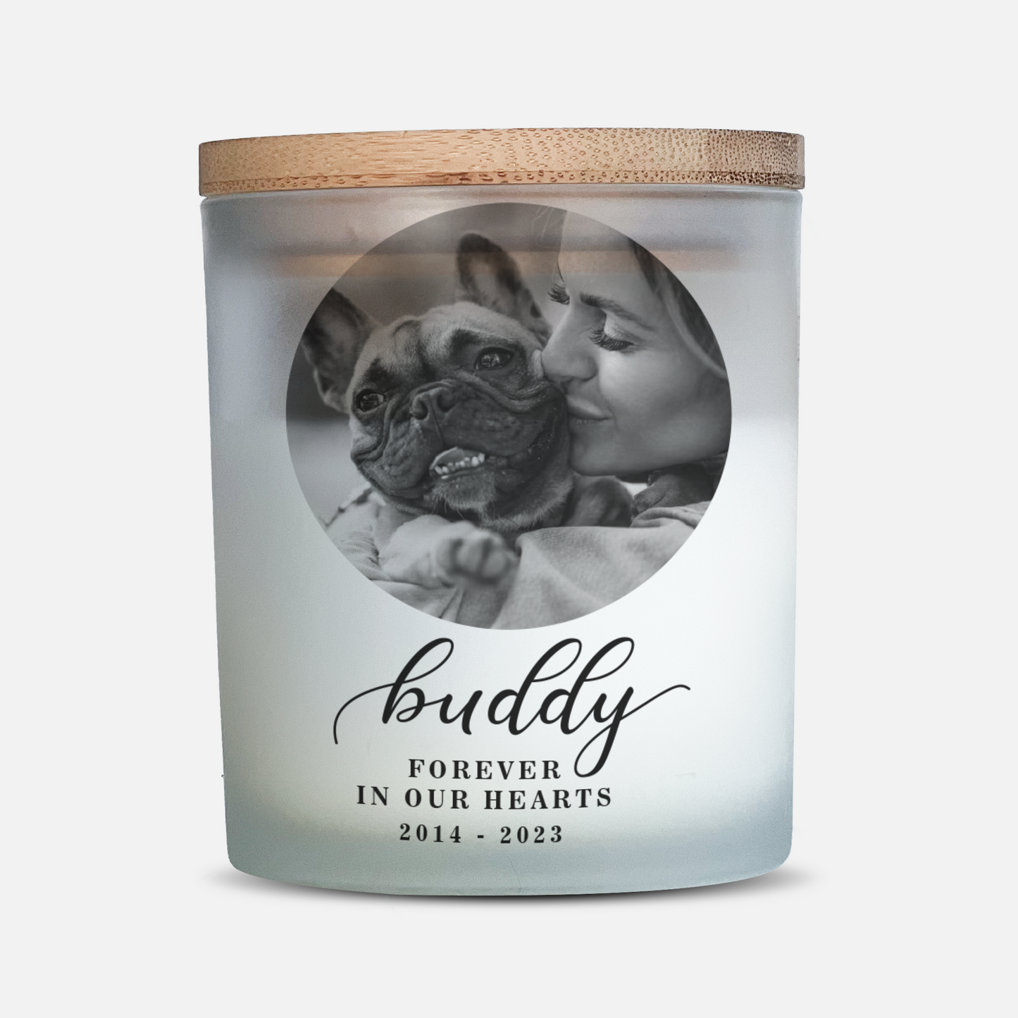 Forever in our hearts Pet Memorial Candle