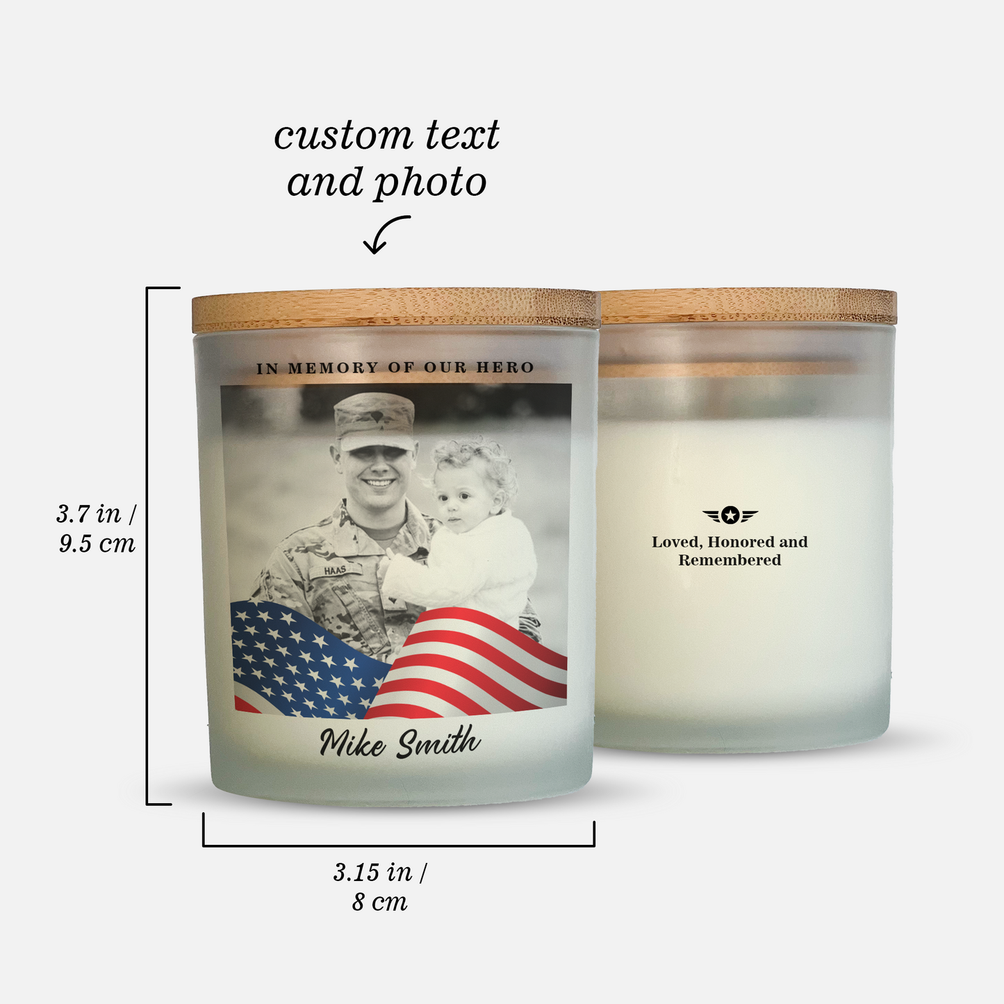 Veterans Memorial Candle