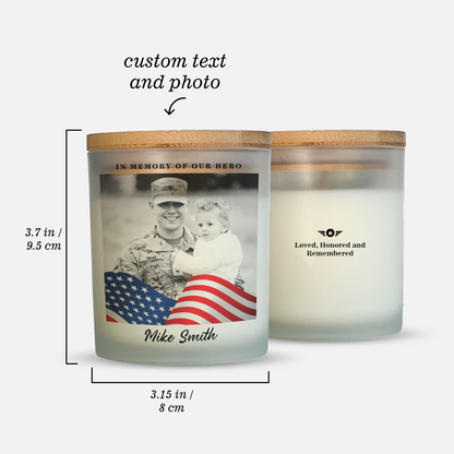 Veterans Memorial Candle