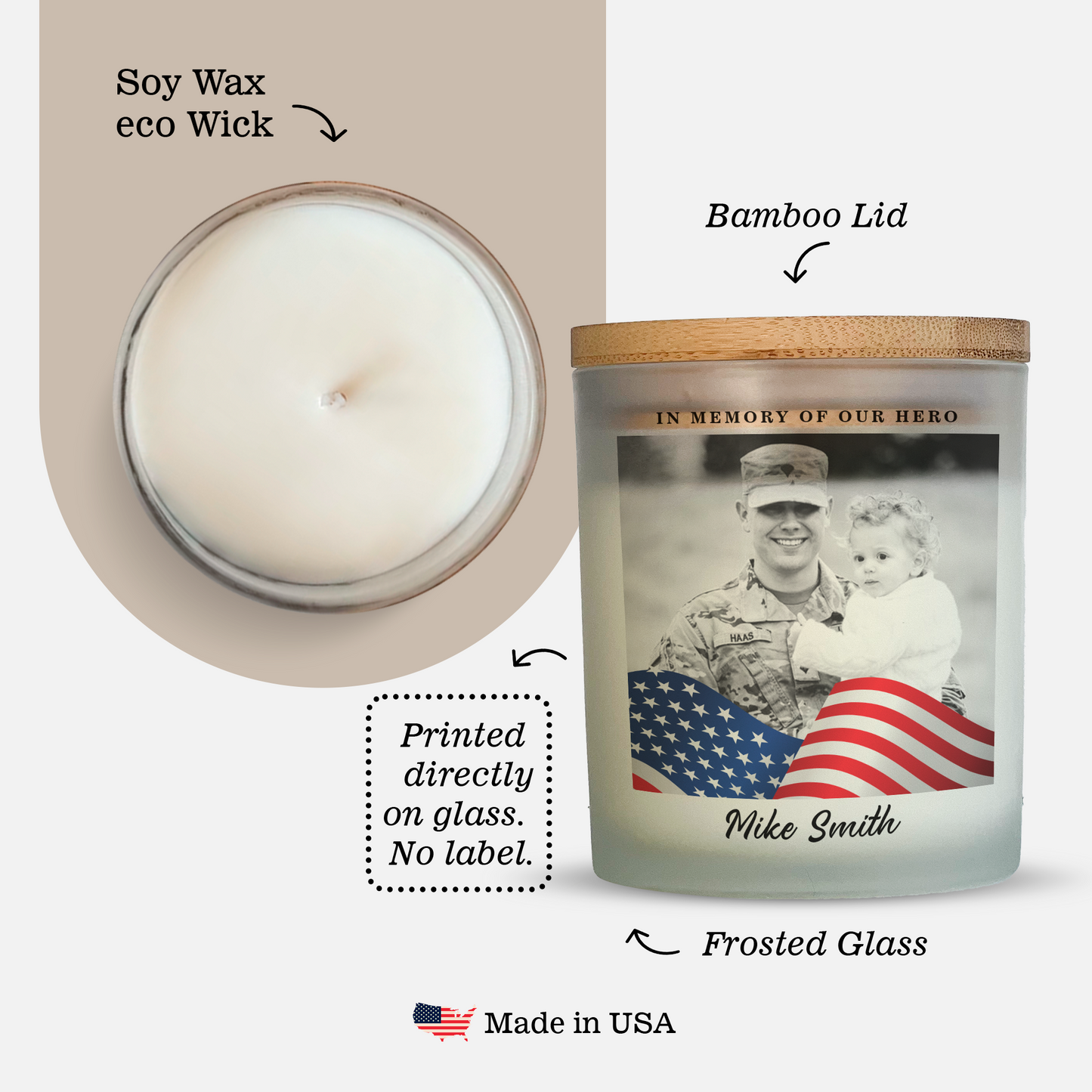 Veterans Memorial Candle