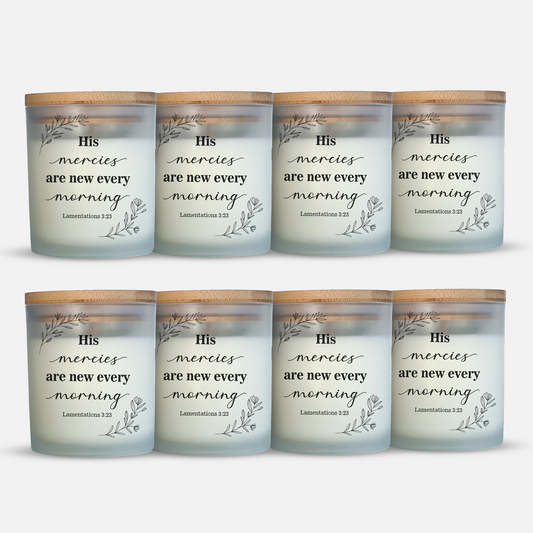 Bible Verse Soy Candles Favors - Scripture Candle, Christian Candle