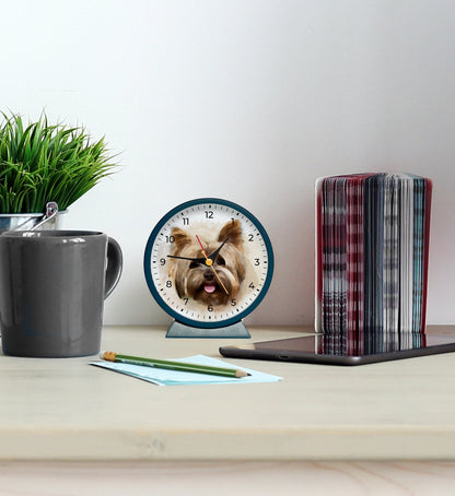 Custom Whatercolor Pet Photo Alarm Clock